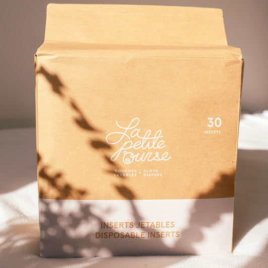Un compromis entre les couches lavables et jetables : Les nouveaux inserts jetables