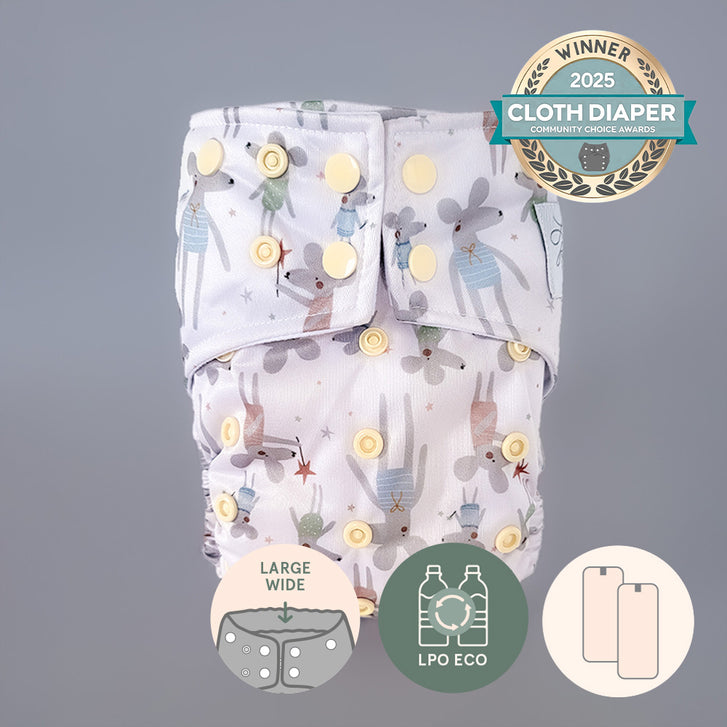 Couche à poche - Élastique large