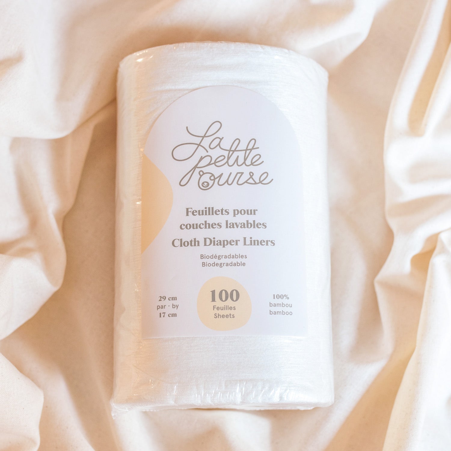 Bamboo Liners for Cloth Diapers | La Petite Ourse Canada