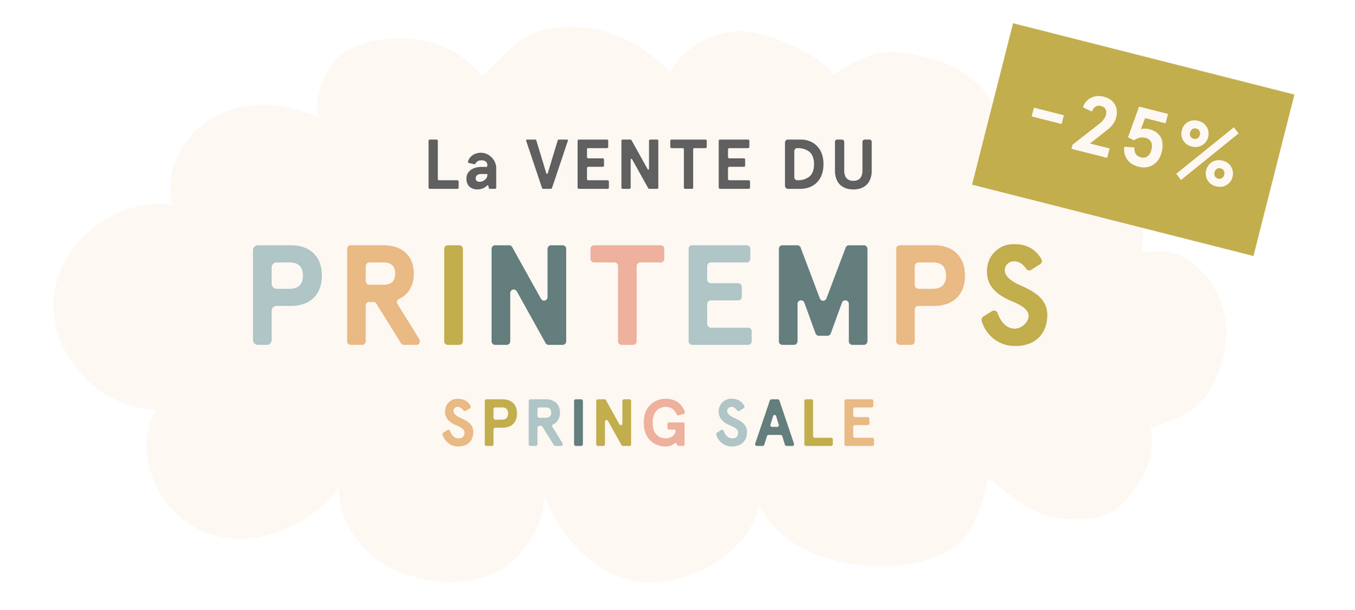 Vente du printemps!