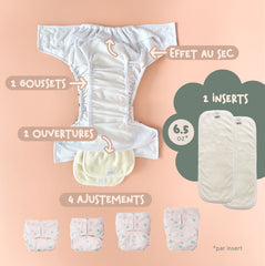 Pocket Diapers - Snap - LPO ECO