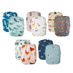 Animals - 10 pocket diapers