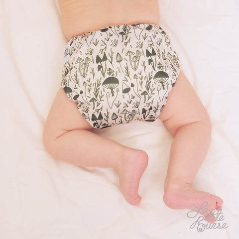 Black & white - 10 pocket diapers