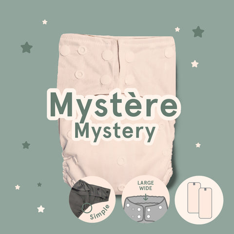 Couche à poche (Élastique Large) Mystère | 1 gousset - VENTE FINALE