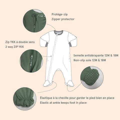 Pyjama à pattes - LPO X Coccoli