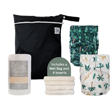 Ensemble 2 couches + sac + feuillet | Jungle