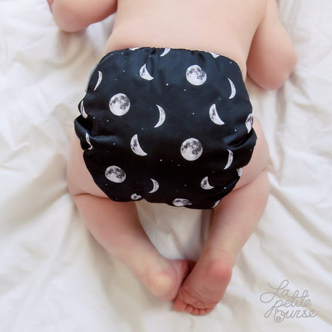 Black & white - 10 pocket diapers