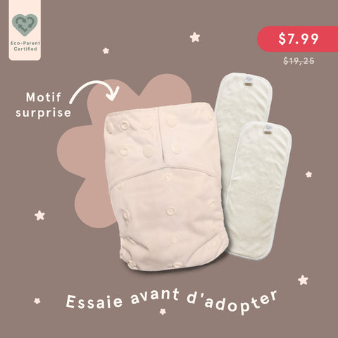 Try before you buy - Pocket diaper + Inserts