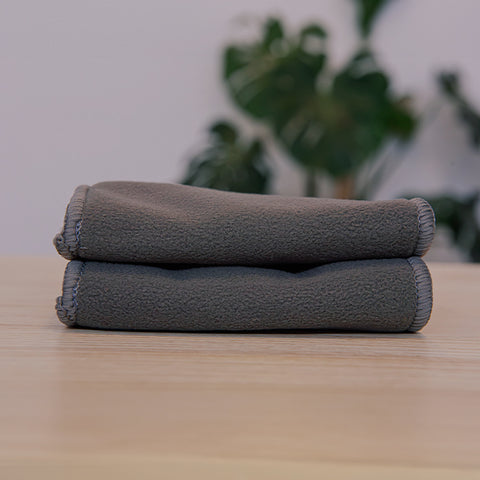 Set of dark gray Bamboo inserts - 12 pcs