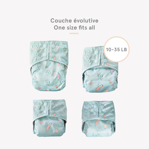 Mystery All-in-one (AIO) Diaper Snap - La Petite Ourse